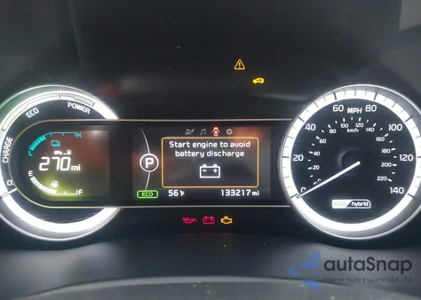 2019 Kia Niro Lx из США, поврежденный, VIN KNDCB3LC6K5243090